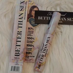 💝NWT TOO FACED BETTER THAN SEX MASCARA LIMITED EDITION PACKAGING